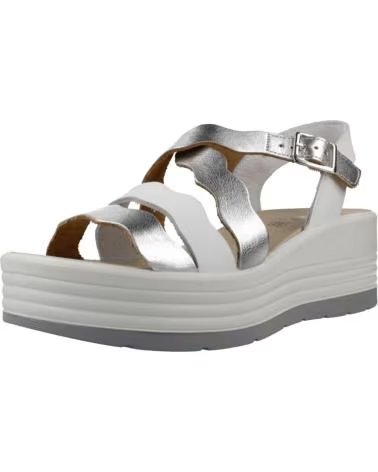 SANDALI IGI&CO 1164633IG CON PLATEAU DA DONNA BIANCO