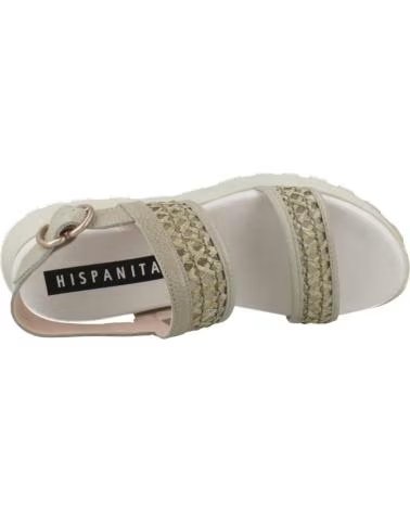 HISPANITAS SANDALI MODELLO RHV264714 IN VERDE ALGA