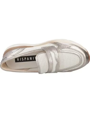 HISPANITAS MOCASINES MUJER MODELO HV264508 COLOR PLATA PANNA