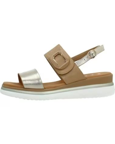 REPO SANDALS MODEL 10255R IN GOLD TONE CPRCML