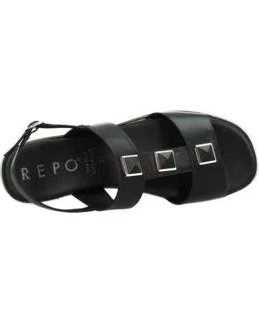 REPO SANDALIAS MODELO 71261R EN COLOR NEGRO NERO