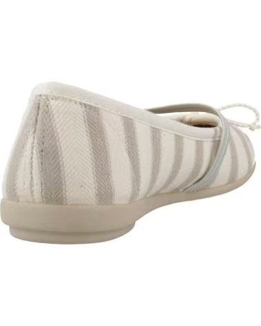 VUL-LADI Sandalias Nina Vulladi Modelo Rayas Lona Color Beis Beig BEIG