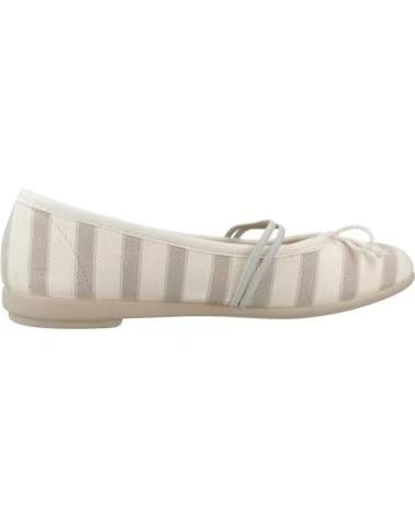 VUL-LADI Sandalias Nina Vulladi Modelo Rayas Lona Color Beis Beig BEIG