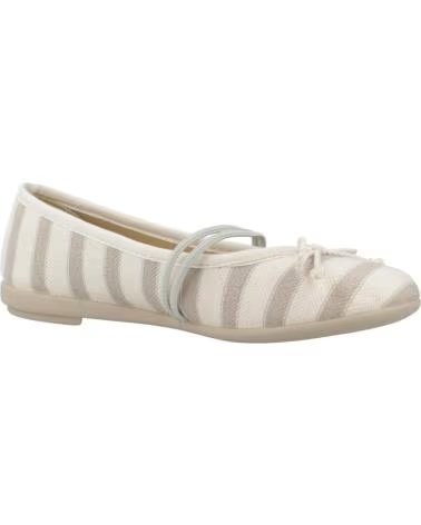 VUL-LADI Sandalias Nina Vulladi Modelo Rayas Lona Color Beis Beig BEIG