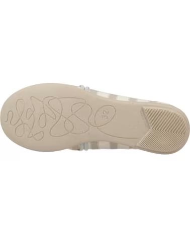 VUL-LADI Sandalias Nina Vulladi Modelo Rayas Lona Color Beis Beig BEIG