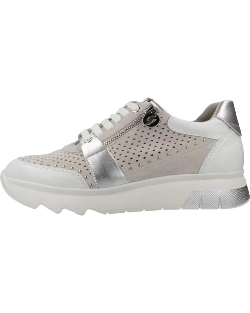 STONEFLY WOMEN´S SNEAKERS SPOCK 47 ZIP SUE BEIGE 1W4