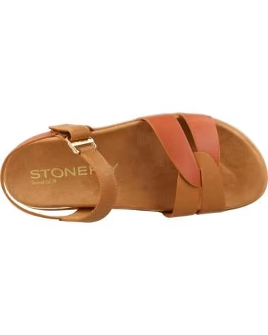 STONEFLY SANDALIAS MUJER MODELO ELENA 3 LTH COLOR MARRON CLARO EDM