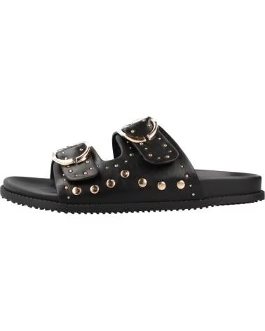 SANDALIAS MTNG 55500 CON HEBILLAS Y TACHUELAS NEGRO