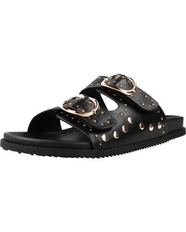 SANDALIAS MTNG 55500 CON HEBILLAS Y TACHUELAS NEGRO