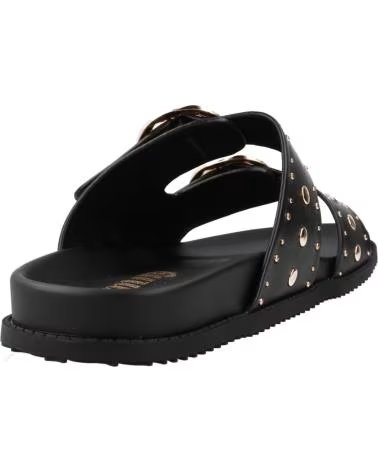 SANDALIAS MTNG 55500 CON HEBILLAS Y TACHUELAS NEGRO