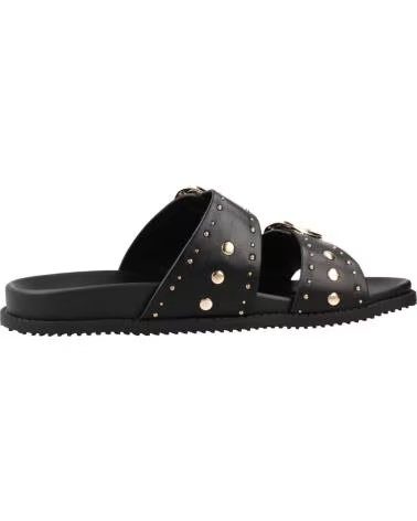 SANDALIAS MTNG 55500 CON HEBILLAS Y TACHUELAS NEGRO