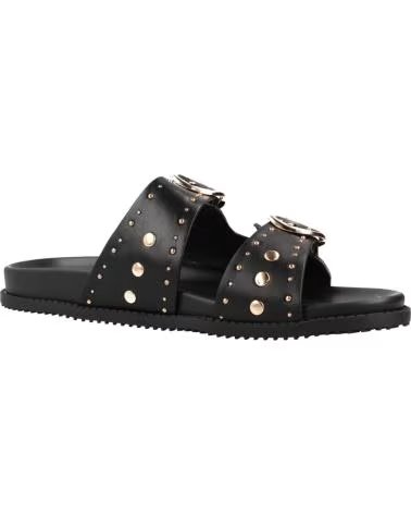 SANDALIAS MTNG 55500 CON HEBILLAS Y TACHUELAS NEGRO