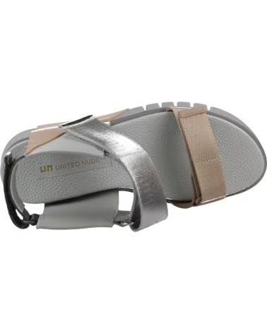 UNITED NUDE SANDALIAS MUJER MODELO DELTA RUN COLOR GRIS ORE