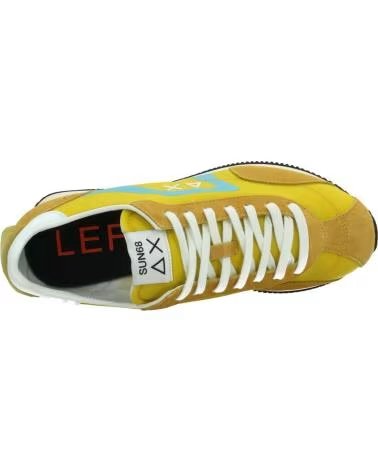 SUN68 BASKETS EASY RUNNER HOMME JAUNE GIALLO