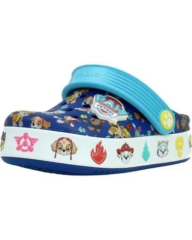CROCS CHANCLAS NINO MODELO PAW PATROL OFF COURT COLOR AZUL BLUE