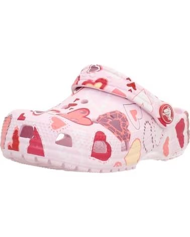 CROCS CHANCLAS NINA MODELO CLASSIC VDAY CLOG K COLOR ROSA PINKMH