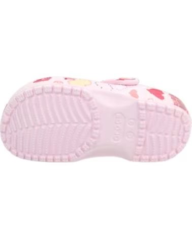 CROCS CHANCLAS NINA MODELO CLASSIC VDAY CLOG K COLOR ROSA PINKMH