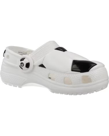 CROCS CHANCLAS NINO MODELO CLASSIC SOCCER BALL CLOG COLOR BLANCO W WHTBLK