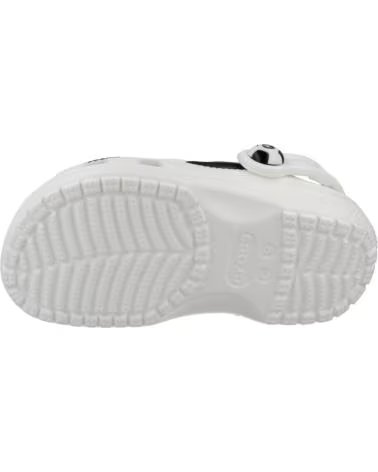 CROCS CHANCLAS NINO MODELO CLASSIC SOCCER BALL CLOG COLOR BLANCO W WHTBLK