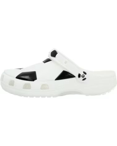 CROCS CHANCLAS NINO MODELO CLASSIC SOCCER BALL COLOR BLANCO WHTBLK