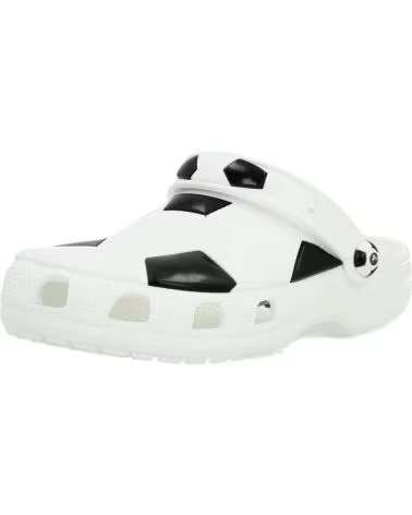 CROCS CHANCLAS NINO MODELO CLASSIC SOCCER BALL COLOR BLANCO WHTBLK