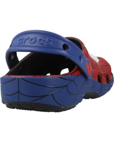 CROCS CHANCLAS NINO MODELO SPIDER MAN WEB CLASSIC COLOR ROJO MULTI