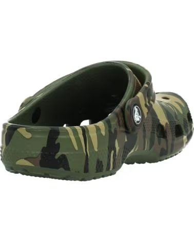 CROCS CHANCLAS NINO MODELO CLASSIC CAMOUFLAGE COLOR VERDE ARMYGR