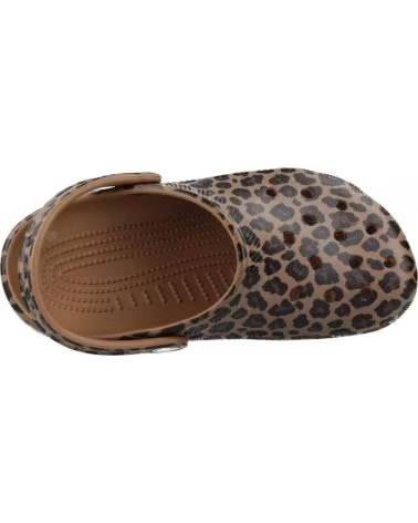 CROCS CHANCLAS NINA MODELO CLASSIC ANIMAL COLOR ANIMAL PRINT LEOPA LEOPARD