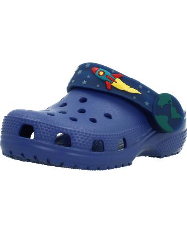 CROCS CHANCLAS NINO MODELO CLASSIC LIGHTS COLOR AZUL SAPPHIRE