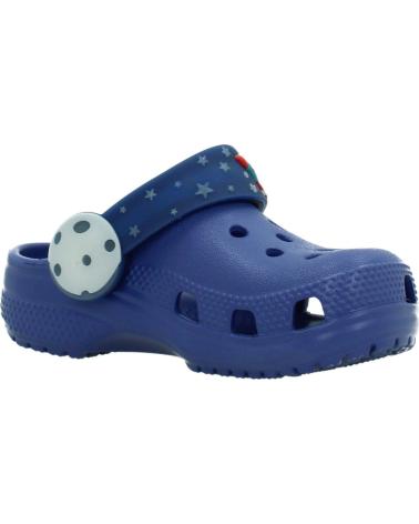 CROCS CHANCLAS NINO MODELO CLASSIC LIGHTS COLOR AZUL SAPPHIRE