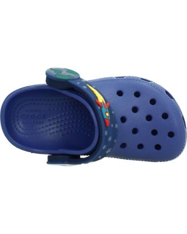 CROCS CHANCLAS NINO MODELO CLASSIC LIGHTS COLOR AZUL SAPPHIRE