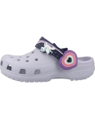 CROCS CHANCLAS NINO MODELO CLASSIC LIGHTS COLOR VIOLETA FRSGRP