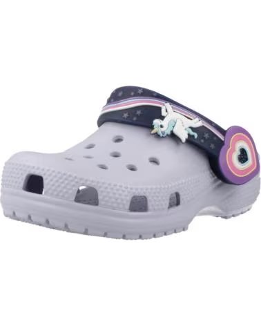 CROCS CHANCLAS NINO MODELO CLASSIC LIGHTS COLOR VIOLETA FRSGRP