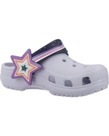 CROCS CHANCLAS NINO MODELO CLASSIC LIGHTS COLOR VIOLETA FRSGRP