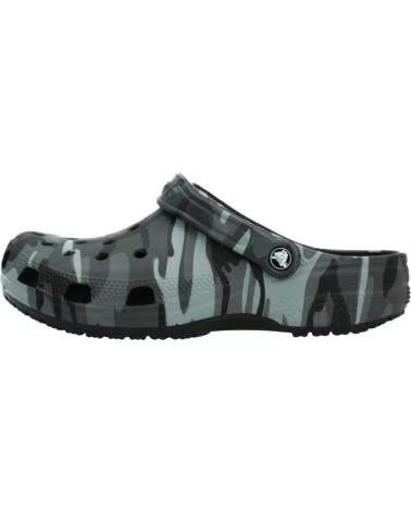 CROCS ZUECOS CLASSIC CAMOUFLAGE CLOG U EN NEGRO PARA UNISEX BLACK-SLATE GREY