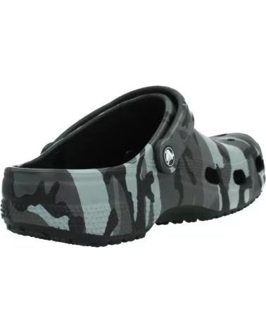 CROCS ZUECOS CLASSIC CAMOUFLAGE CLOG U EN NEGRO PARA UNISEX BLACK-SLATE GREY
