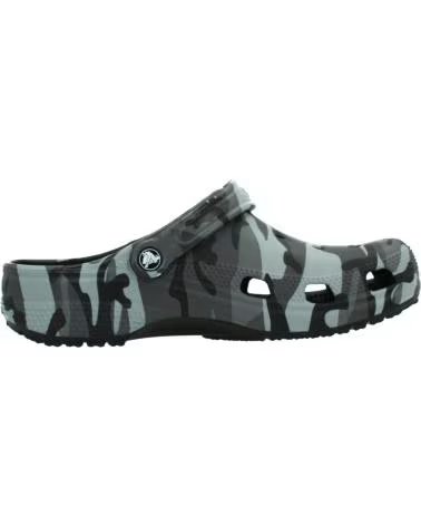 CROCS ZUECOS CLASSIC CAMOUFLAGE CLOG U EN NEGRO PARA UNISEX BLACK-SLATE GREY