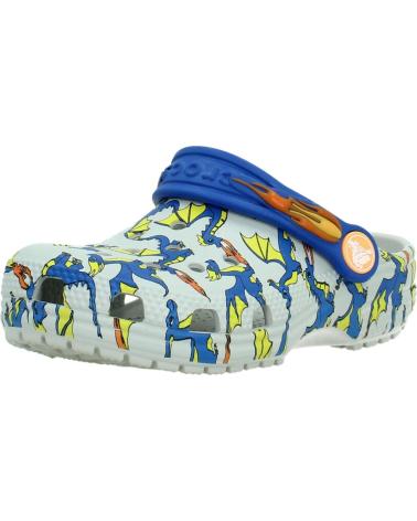 CROCS CHANCLAS NINO MODELO ZUHECO CLASSIC DRAGON COLOR BLANCO ATMP ATMPHRE
