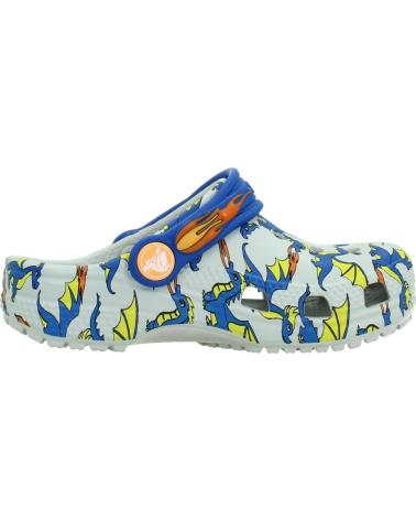 CROCS CHANCLAS NINO MODELO ZUHECO CLASSIC DRAGON COLOR BLANCO ATMP ATMPHRE