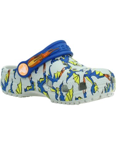 CROCS CHANCLAS NINO MODELO ZUHECO CLASSIC DRAGON COLOR BLANCO ATMP ATMPHRE