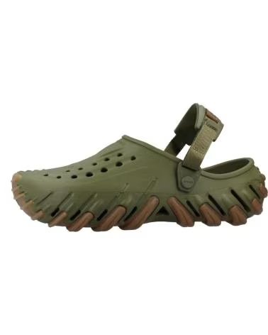 CROCS CHANCLAS HOMBRE MODELO SANDALIA ECHO GUM RO CLOG COLOR VERDE ARMGRN