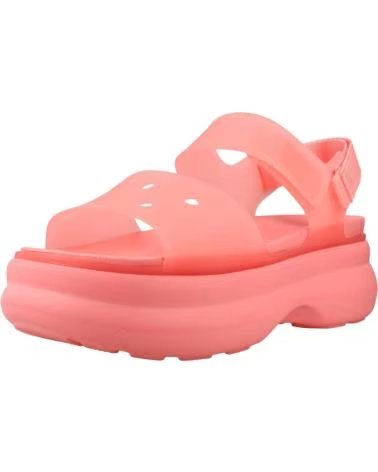 CROCS CHANCLAS MUJER MODELO 212651C COLOR ROSA GUAVA
