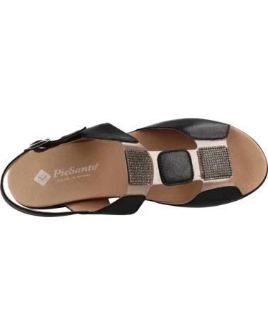 PIESANTO SANDALIAS MUJER MODELO 180869P COLOR  NEGRO