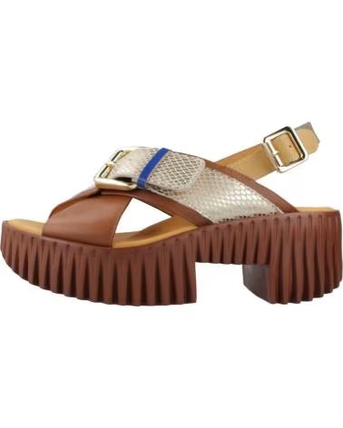 4CCCCEES SANDALIAS MUJER MODELO 4CS730006 COLOR MARRON SIENNA