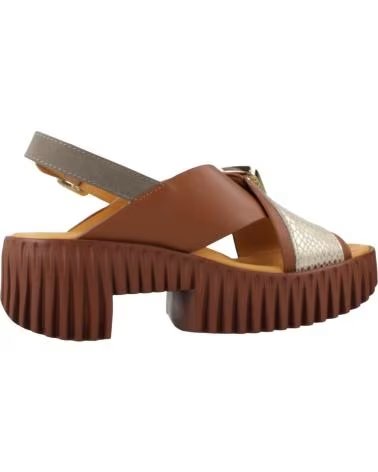 4CCCCEES SANDALIAS MUJER MODELO 4CS730006 COLOR MARRON SIENNA