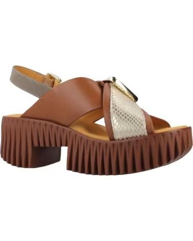 4CCCCEES SANDALIAS MUJER MODELO 4CS730006 COLOR MARRON SIENNA
