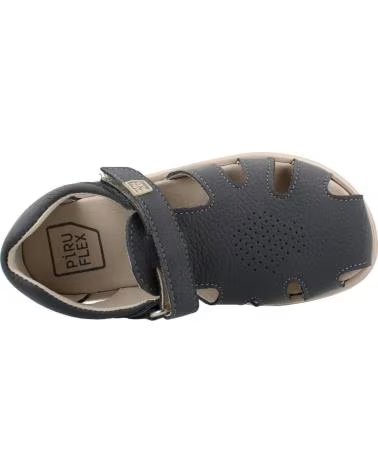 PIRUFIN PIRUFLEX KIDS SANDALS DAVINCI MODEL SMOKE GREY