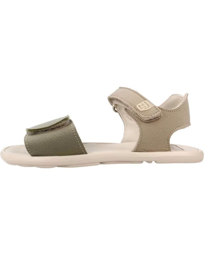 PIRUFIN SANDALIAS NINA PIRUFLEX MODELO DAVINCI COLOR VERDE ARENA