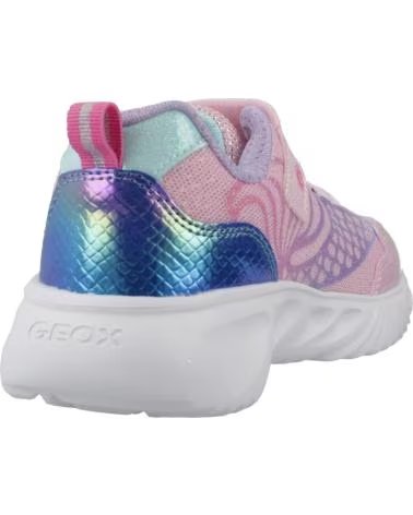 GEOX ZAPATILLAS NINA MODELO J ASSISTER COLOR ROSA C8842