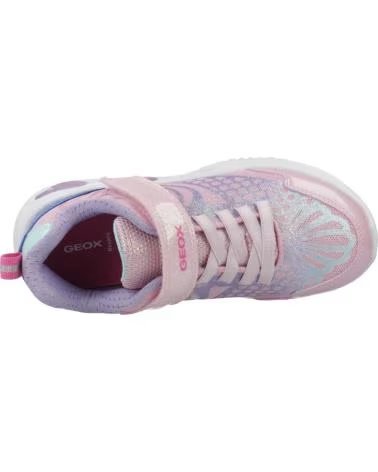 GEOX ZAPATILLAS NINA MODELO J ASSISTER COLOR ROSA C8842